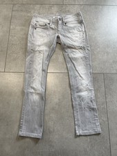 FREEMAN T.PORTER Damenjeans "Reeza" Gr. 27 Grau Used Look