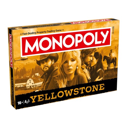 Gelber stein monopoly familie - monopoly,