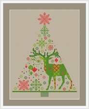 Stickvorlagen Tannenbaum