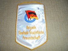 Brigade Deutsch-Sowjetische Freundschaft DDR Deutschland UdSSR Wimpel Ostalgie