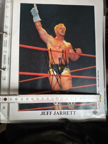 Jeff jarrett autogramm - jeff,