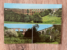Ansichtskarte, AK, Gölzschtalbrücke, DDR, ungelaufen