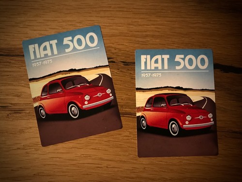 Fiat 500 aufkleber - fiat, vintage