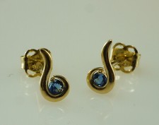 333 Gelbgold Ohrstecker MINI