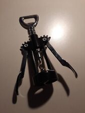 Korkenzieher  Flügelkorkenzieher  schwarz Fackelmann , mit  Kapselheber