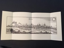 QUEDLINBURG - KUPFERSTICH MERIAN 1644 - 64x30 cm !! - FAKSIMILE 1966 - TOP !!