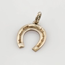 Silber Anhänger Hufeisen