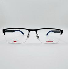 Carrera Brille Herren eckig schwarz blau Halbrand 2042T Neu