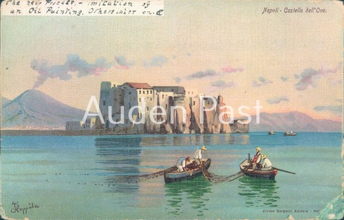 Postkarte napoli castello - postkarte,
