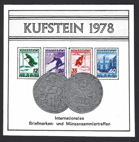 Vignettenblock kufstein 1978 - vignettenblock, "kufstein