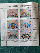 briefmarken schwipbogen Erzgebirge