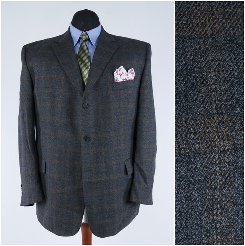 Herren windowpane blazer 54r - herren,