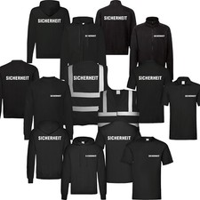 Druck SICHERHEIT auf Oberteile bedruckt Sicherheitsdienst Wachschutz Security