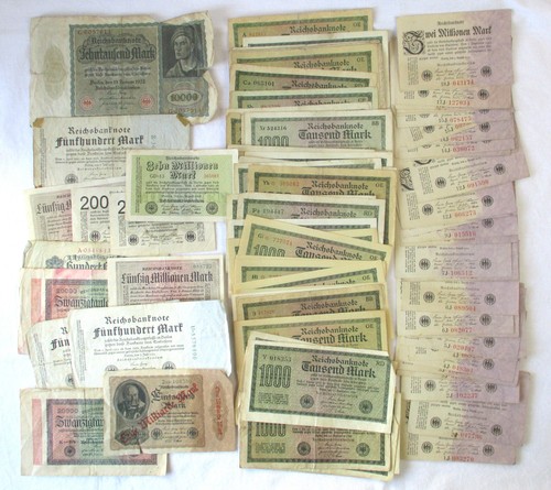 Sammlung mit 100 banknoten - sammlung,