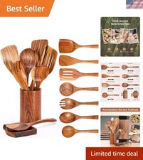 Holz kochbesteck set - kochbesteck,