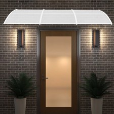 Vordach für Haustür, Bogenvordach, Haustürüberdachung für den Außenbereich DE