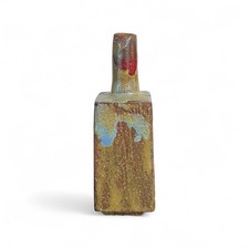 Interessante Miniatur Vase Keramik Objekt Studiokeramik Handarbeit Laufglasur