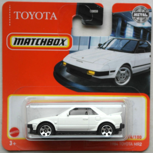 Matchbox 1984 toyota mr2 weiß - toyota,