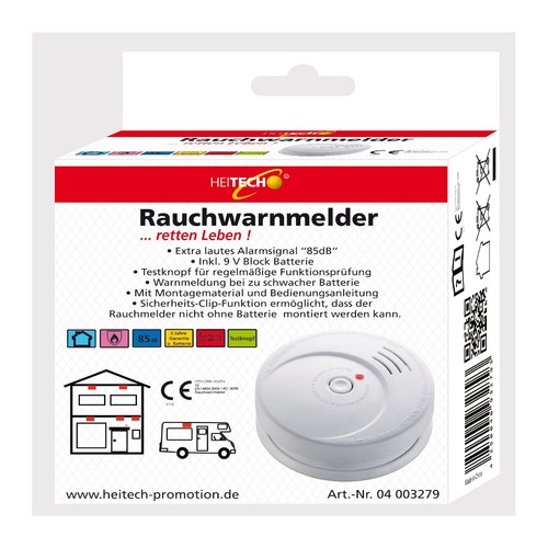 10x heitech rauchwarnmelder - 10x,