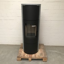 Thermia München XL  2. Wahl <RK23-000576> Stahl schwarz Speckstein Speicherkamin