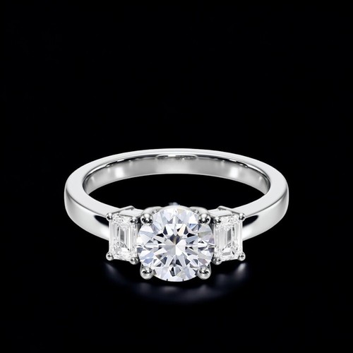Diamant ring 14k weißgold - ring,