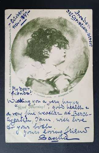 Litho porträt nach franz - ak,