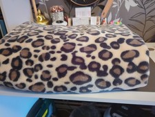 Große Kuscheldecke im Leoparden Design
