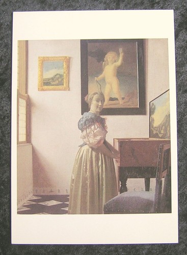 Kunstpostkarte jan vermeer a - kunstpostkarte:, vermeer: