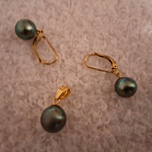 18k gelbgold hängeohrringe - 18k,