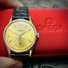 Omega Herren Armbanduhr Revision Edelstahl Handaufzug 30T2 Vintage