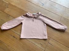 CYRILLUS: Pulli Häkelborte Matrosenkragen apricot/altrosa 122 / 128