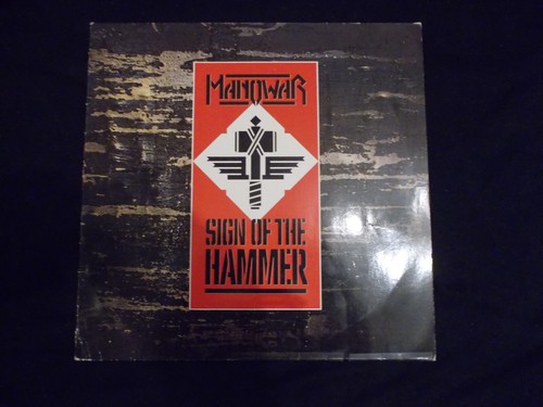 Manowar sign the - sign, hammer