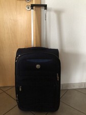 Wordlife Travel Trolly Reisekoffer Blau Stoff