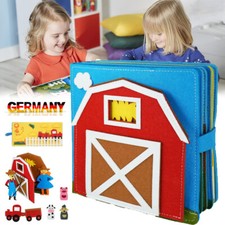 Montessori Quiet Book 3D Filz
