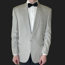 Vintage 100% Seide Luxus Weiß