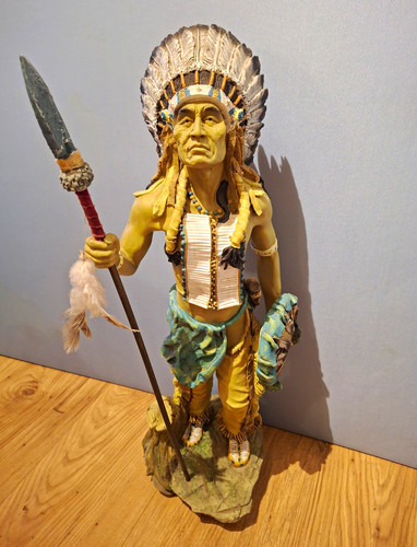 Imposanter indianer häuptling - imposanter,