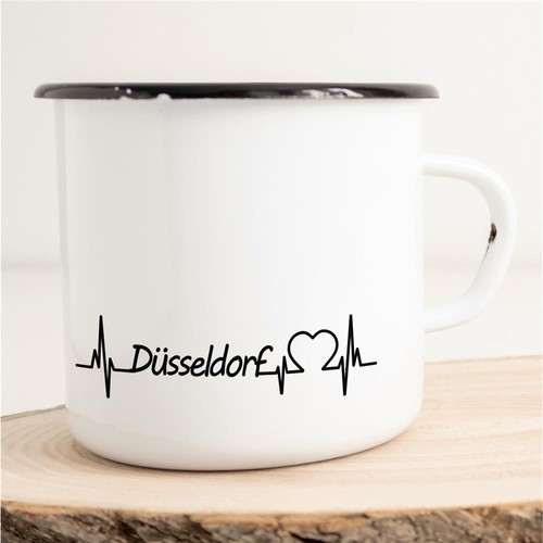 Emaille tasse düsseldorf - tasse,