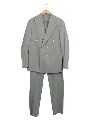 Herren anzug grau gestreift - anzug,