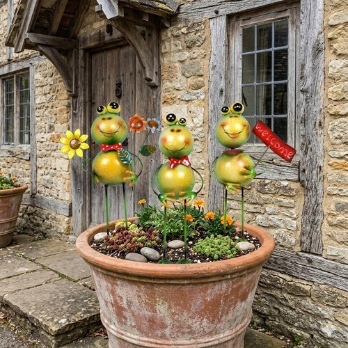 Gartenfigur frosch franz - frosch,