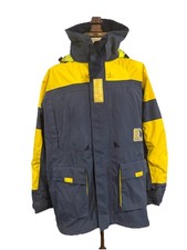 Advanced Experience XXL Blau/Gelb Herren Segeljacke wasserdicht Winddicht 