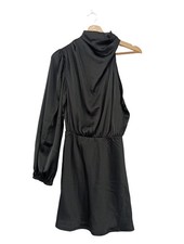 HELLO MOLLY Cocktailkleid Damen Kleid Gr. DE 38 schwarz Casual-Look