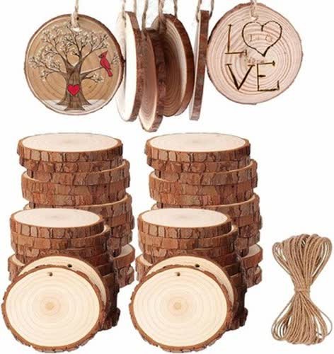 Stück holz scheiben - holz-scheiben, 5-6cm