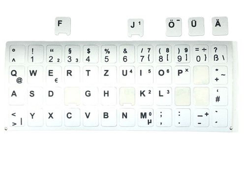Deutsche tastaturaufkleber - deutsche,