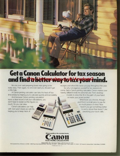 Canon electronic calculators - electronic,