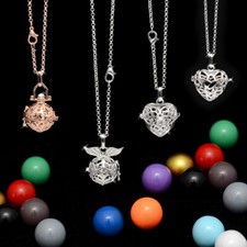 Schutzengel Halskette Engelskette Klangkugel Anhänger Engel Glücksbringer Neu