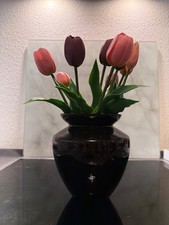 Vintage keramik vase schwarz - vintage,