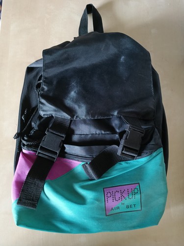 Retro vintage rucksack pick - pick, up