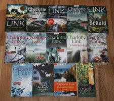 10 Bücher CHARLOTTE LINK. Romane, Krimis. Konvolut, Paket, Taschenbücher.