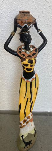 Afrikanische deko figur - afrikanische, frau