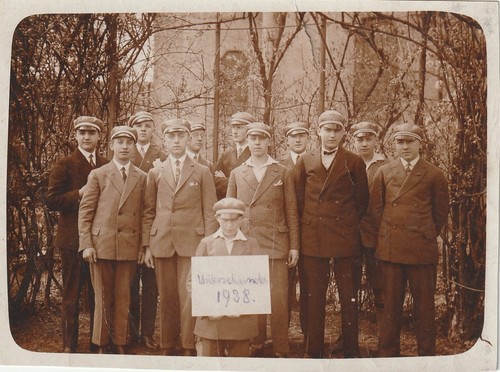 Vintage foto junge soldaten - vintage,